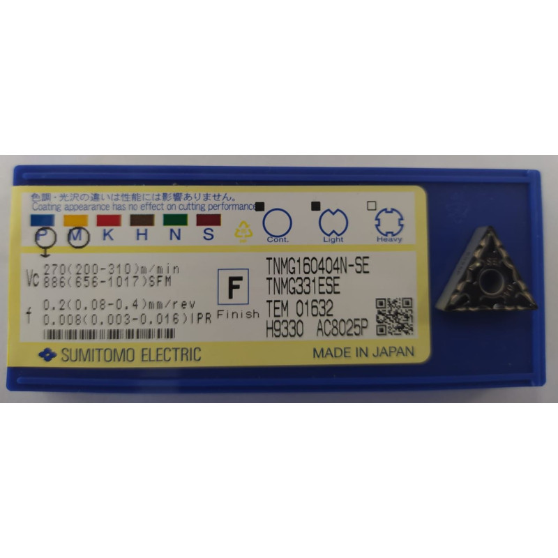TNMG 160404N-SE AC8025P INSERTI SUMITOMO 